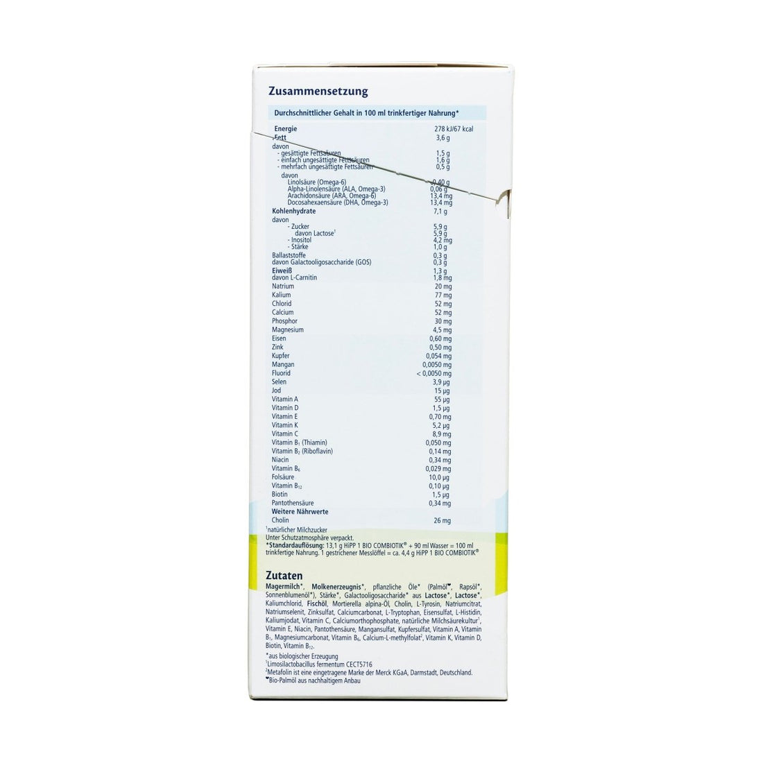 HiPP German Stage 1 Organic Combiotik Formula (600g) | Order HiPP