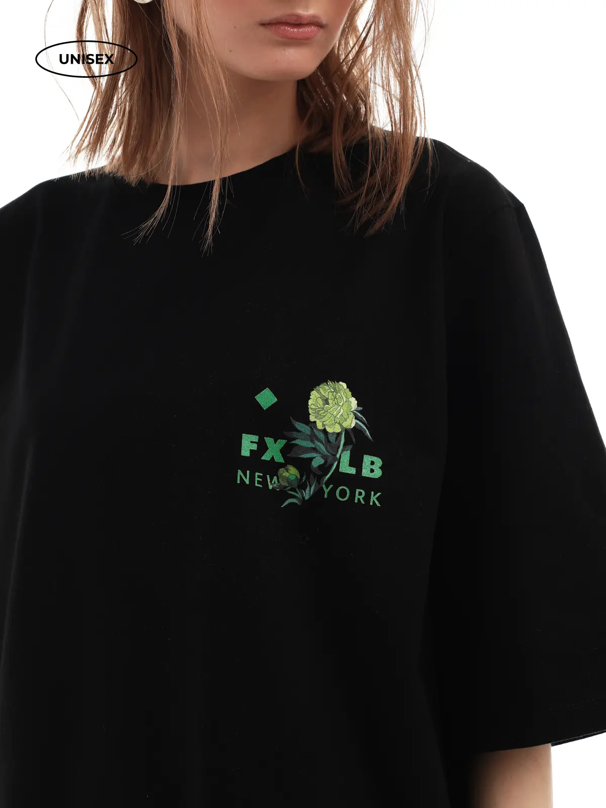 BLACK T-SHIRT - FXLB NY