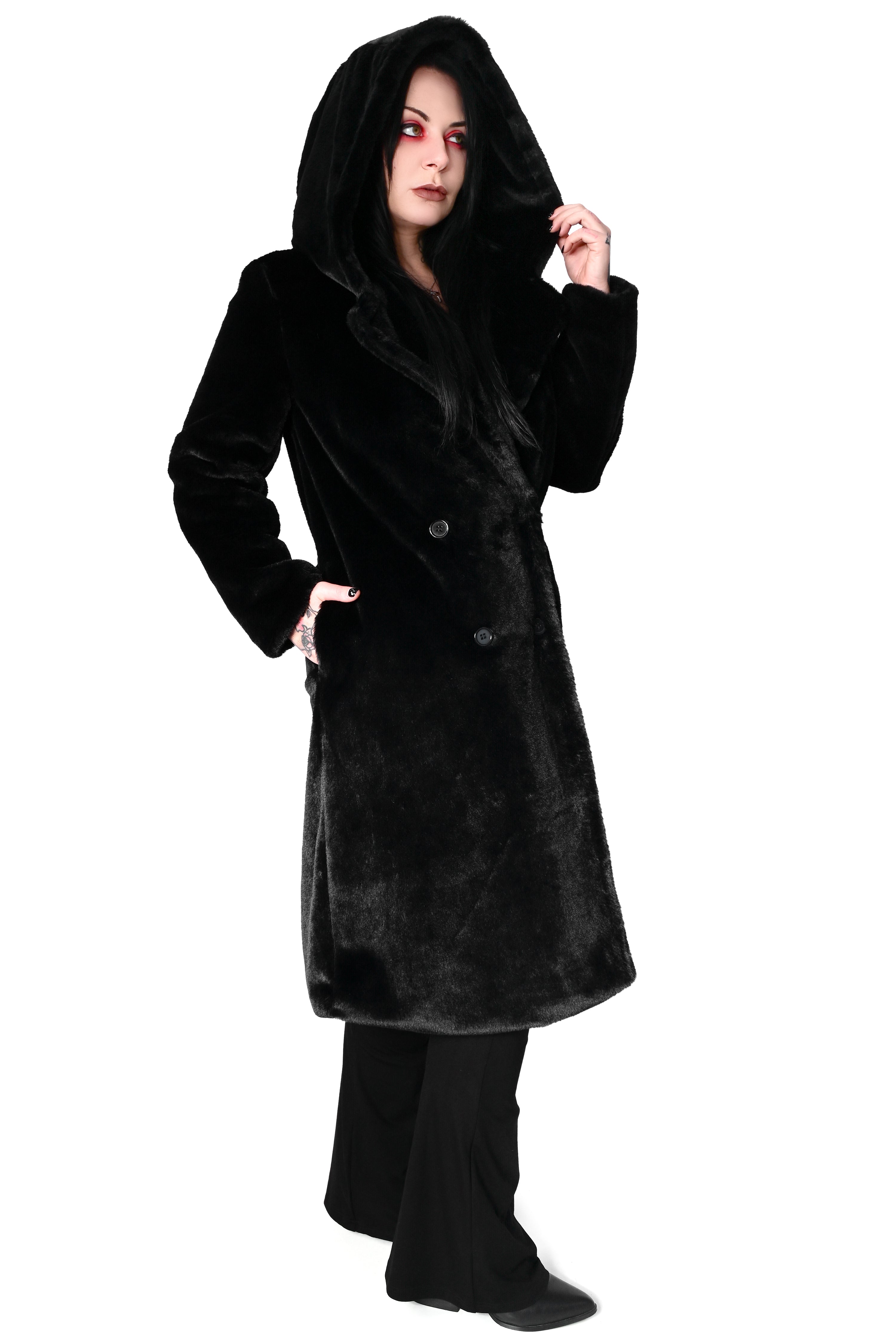 Thora Faux Fur Coat - No Restock! - Final Sale – FOXBLOOD