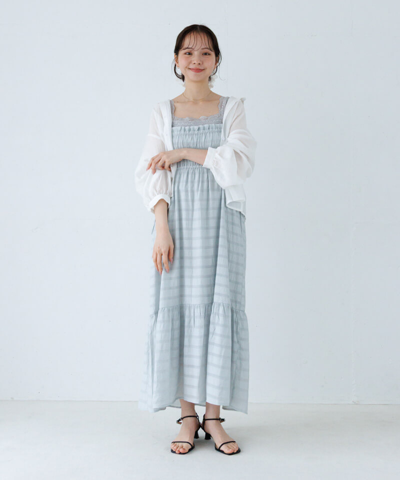 20%OFF】side ribbon onepiece～ｻｲﾄﾞﾘﾎﾞﾝﾜﾝﾋﾟｰｽ | flower／フラワー