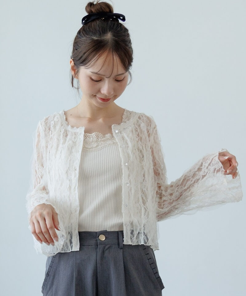 30%OFF】floral lace top～ﾌﾛｰﾗﾙﾚｰｽﾄｯﾌﾟ | flower／フラワー公式通販