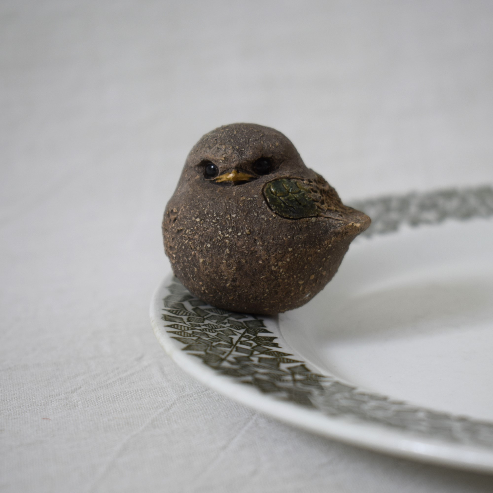 陶器の鳥・ミドリの翼 / HANNES JOHANSSON・スウェーデン | florantik