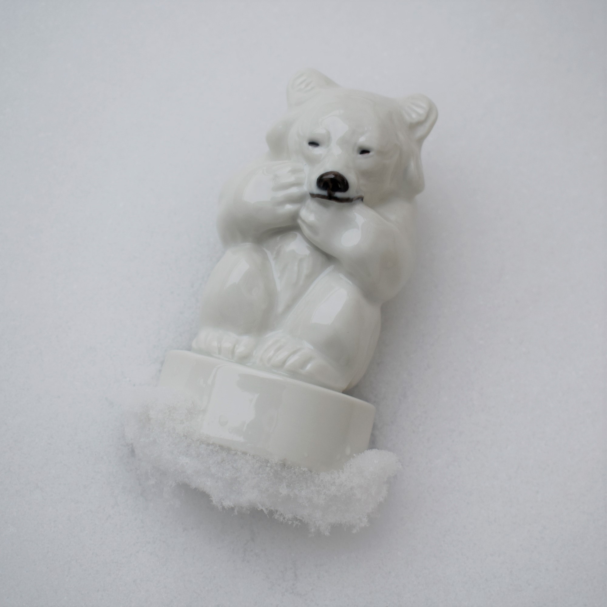 熊・白くま / お立ち台 / Royal Copenhagen・ロイヤルコペンハーゲン