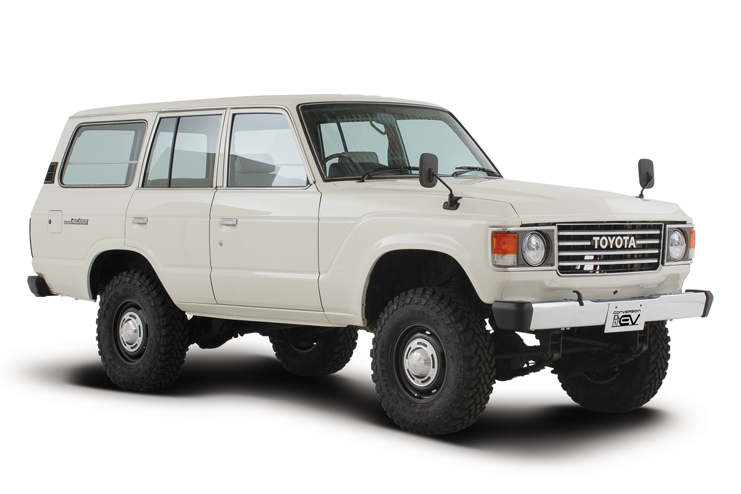 FLEXとTONOXの共同製作、電気自動車に変身させたランドクルーザー60を