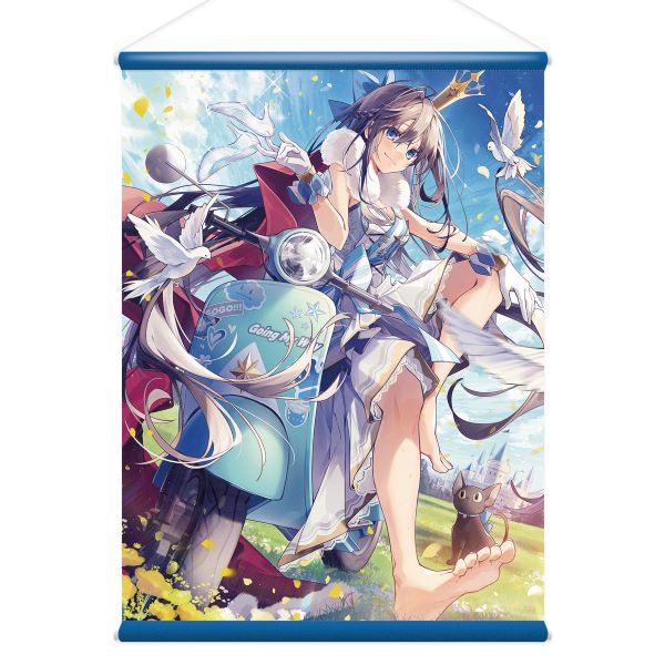 絵師100人展 12」AJシルキースエードB1タペストリー おしおしお「Going