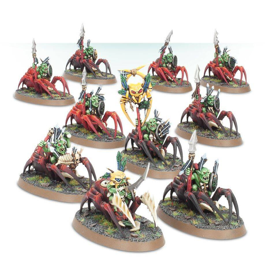 Age of Sigmar: Gloomspite Gitz Grot Spider Riders | Gry Bitewne