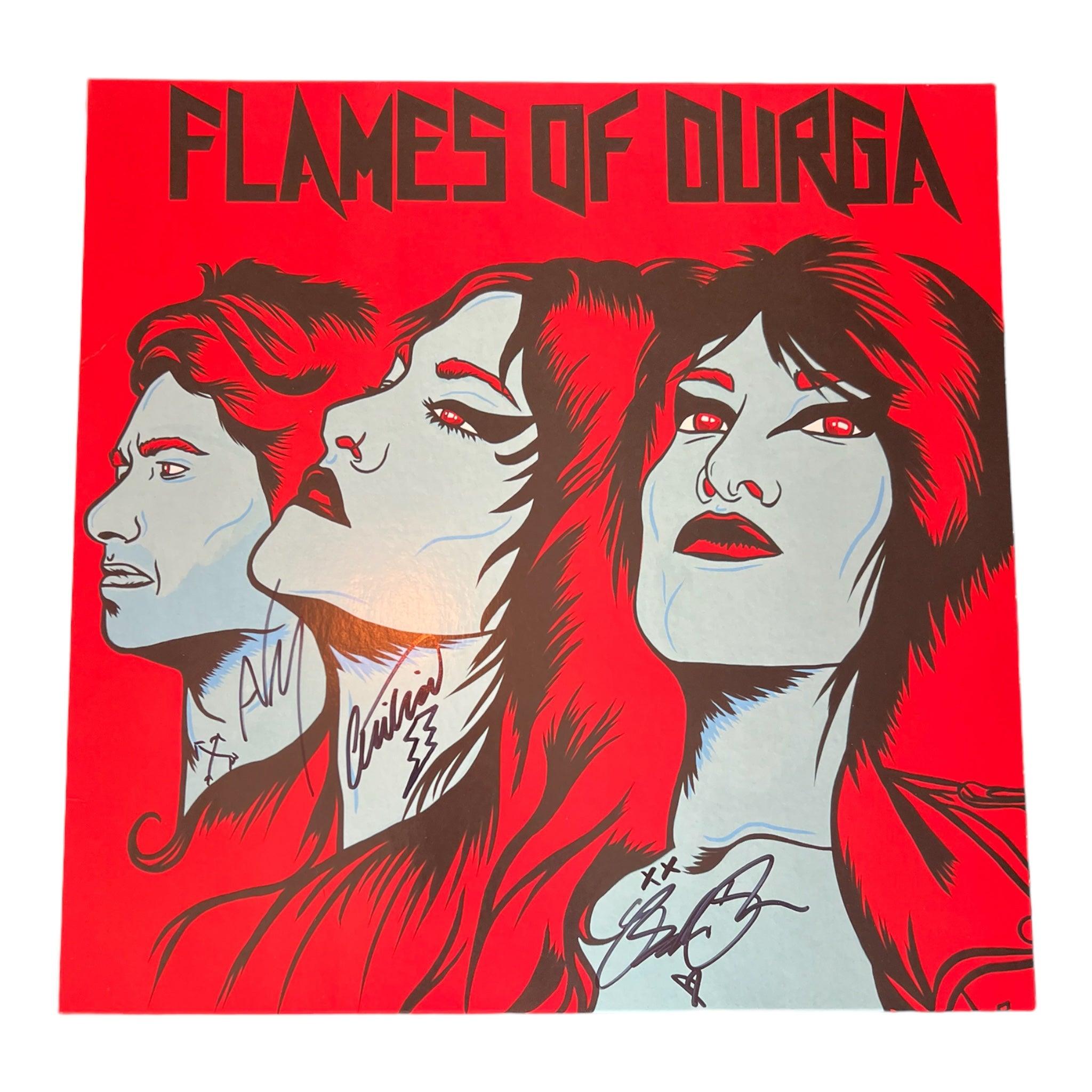Vinyl Record - Autographed (Debut, Self-Titled LP) – Flames Of Durga