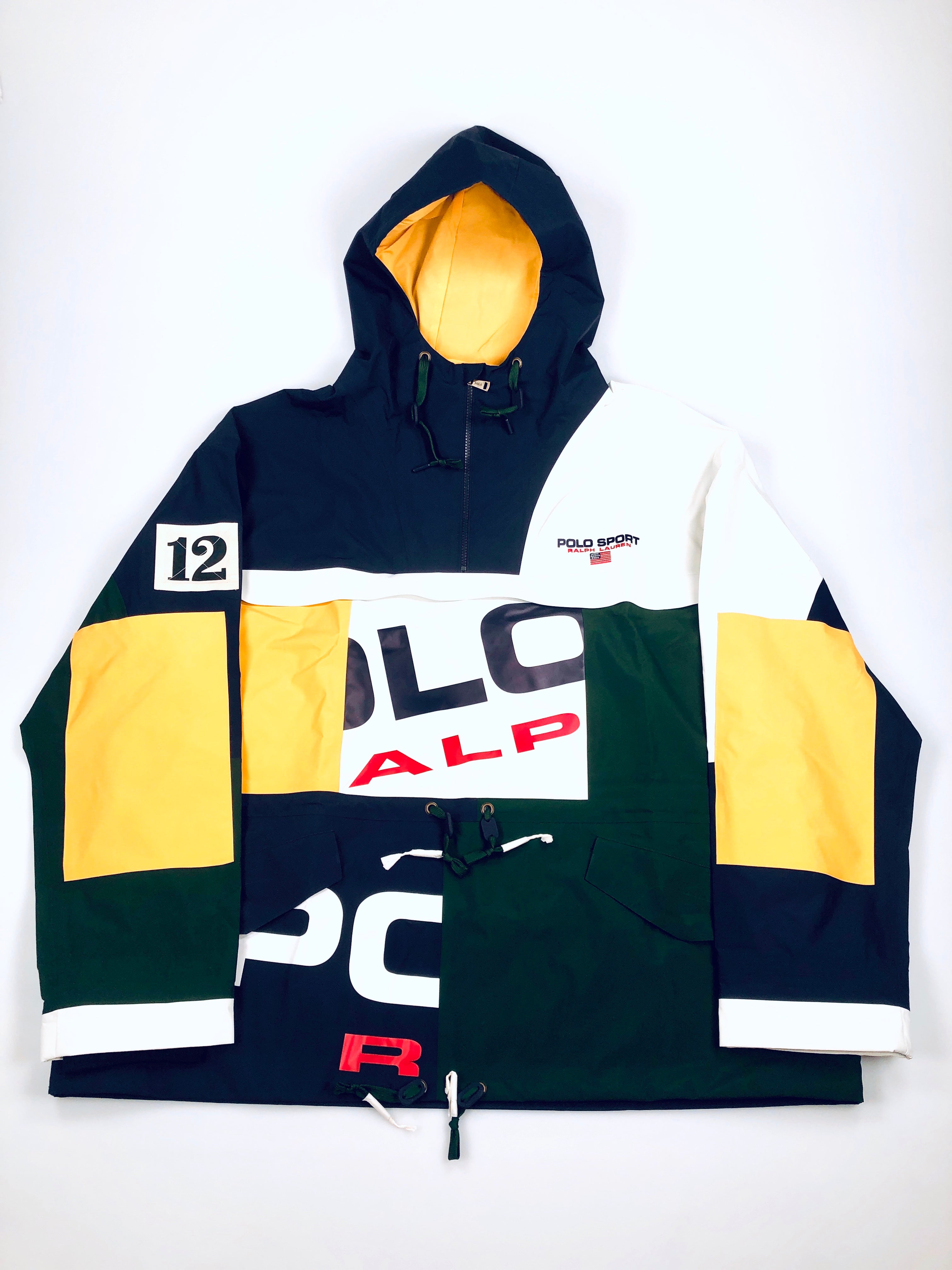 2XL Polo Ralph Lauren Polo Sport Colorblocked Front Pouch Anorak