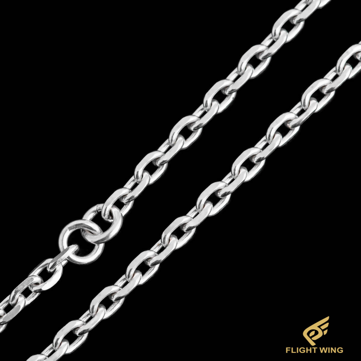 新品】47㎝ シルバーチェーンのみ(細角 , 細丸 , 太角 , 太丸) ※丸