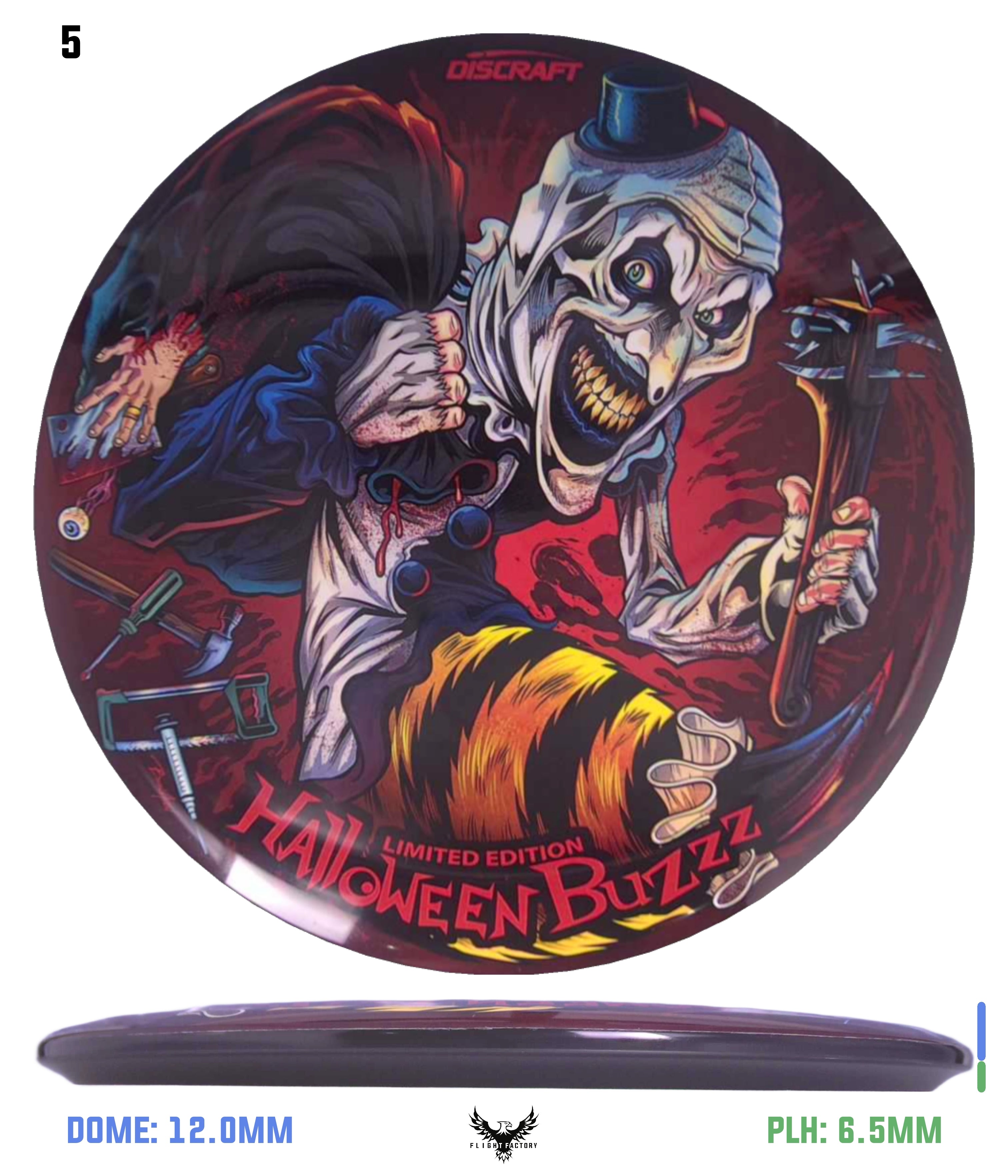 Discraft ESP Supercolor Buzzz - Halloween 2025 - Flight Factory Discs
