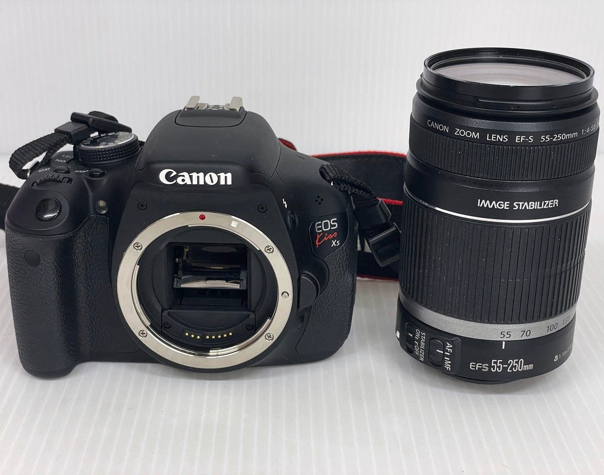 Canon EOS Kiss X5 レンズキット スマホ転送 回転モニター 美品 Canon