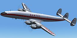 Qantas Lockheed L-1049G VH-EAH for FS2004