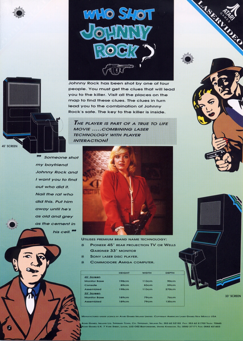 Who Shot Johnny Rock? / Mad Dog McCree - American Laser Games