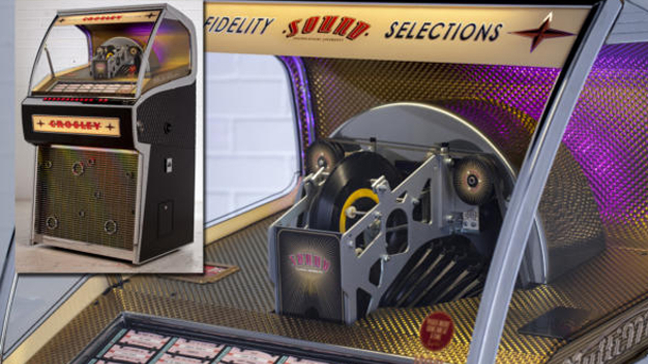 LP140枚、7インチ・レコードを70枚格納できるアナログ・レコード専用の