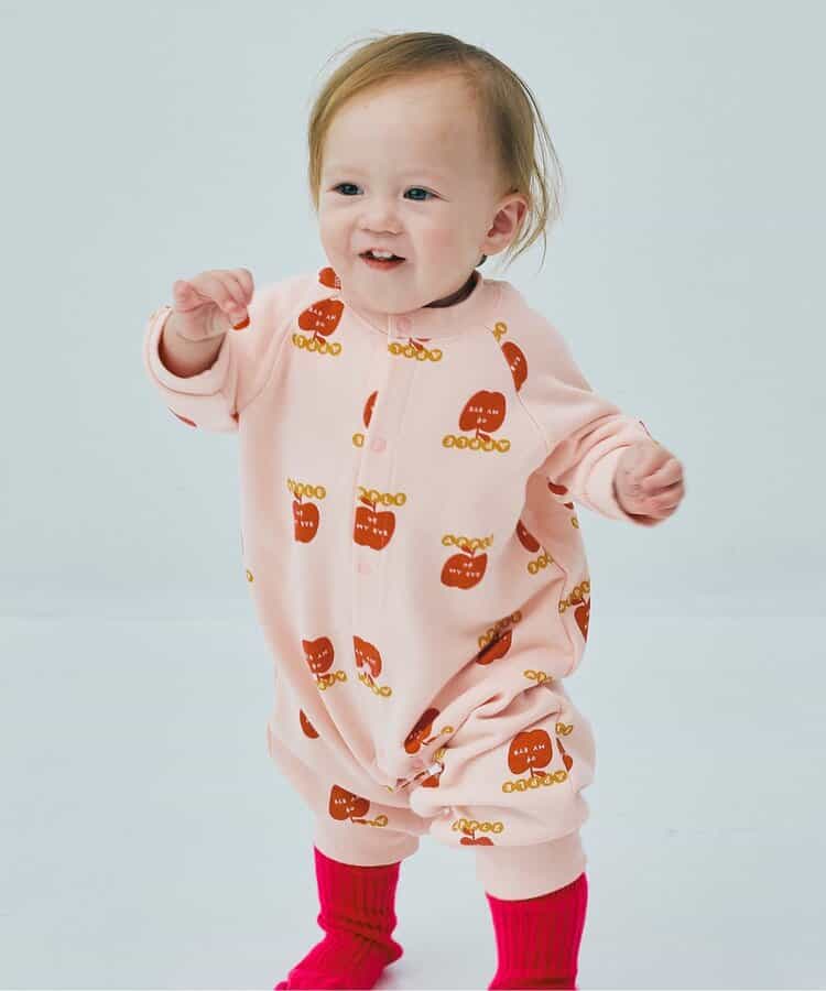 ☆SALE☆イロチ買いしたい総柄トレーナーカバーオール リンク（P432025