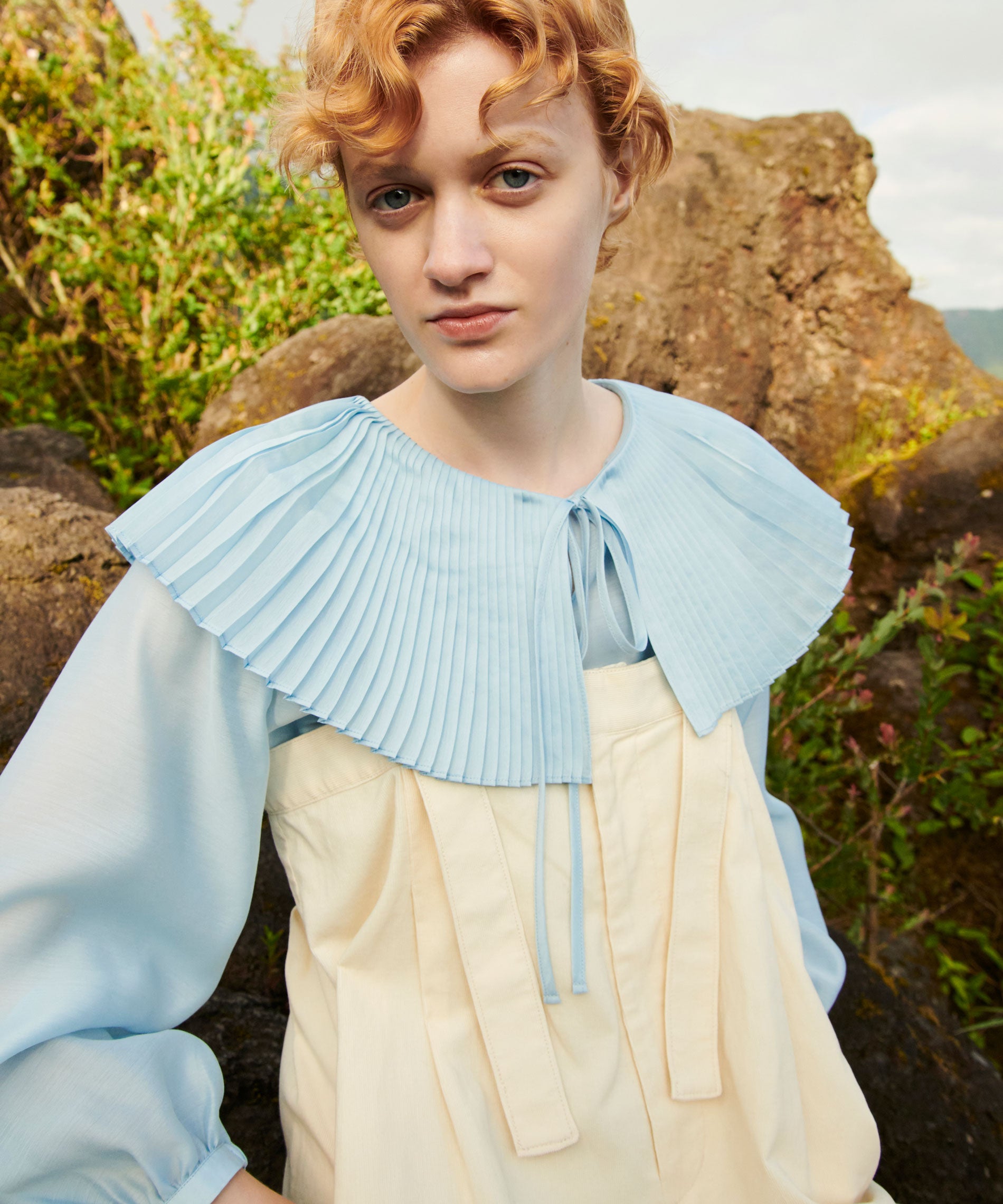 ビッグカラーブラウス – FACE SANS FARD