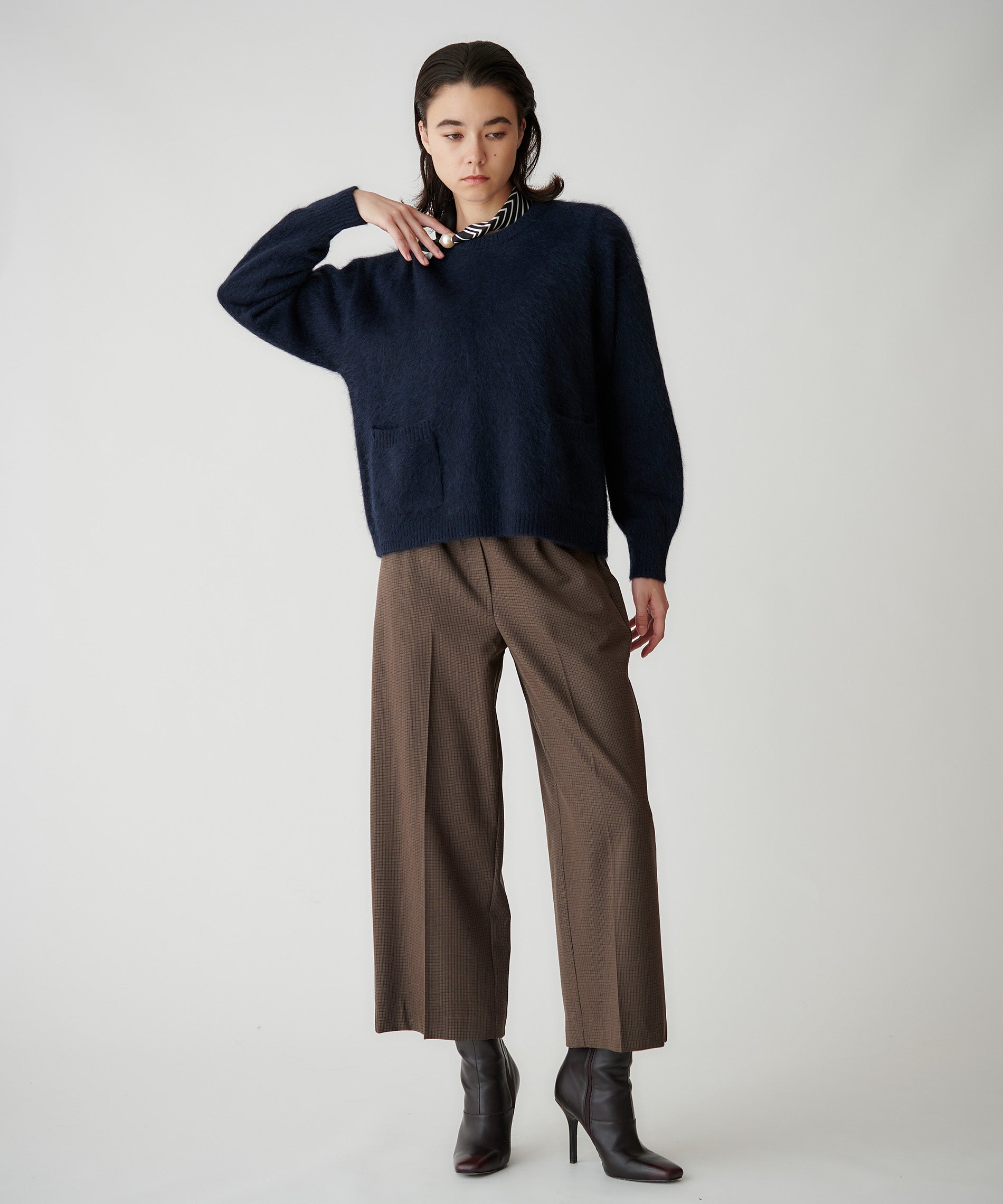 YAK混ポケットニット – FACE SANS FARD