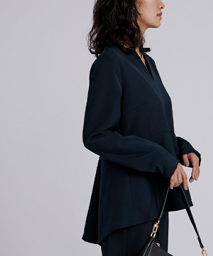 キーネックペプラムトップス | ur's（ユアーズ）