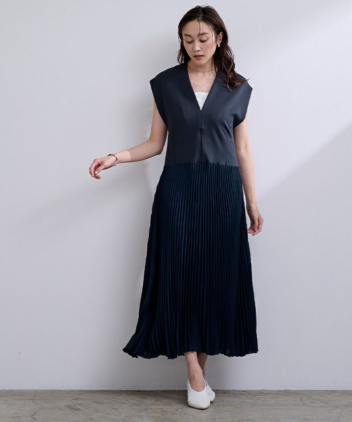 バンドカラーティアードワンピース | ur's（ユアーズ）