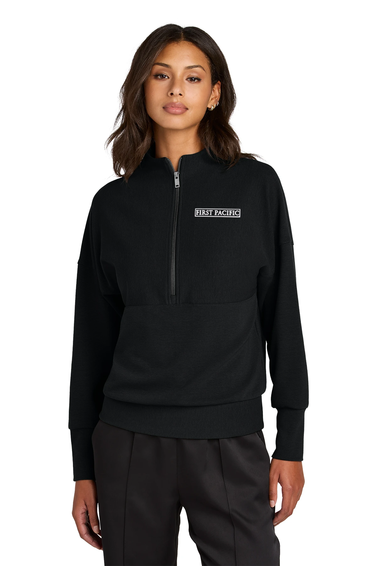 Mercer+Mettle Women's Linear Texture 1/4-Zip MM3041 – First