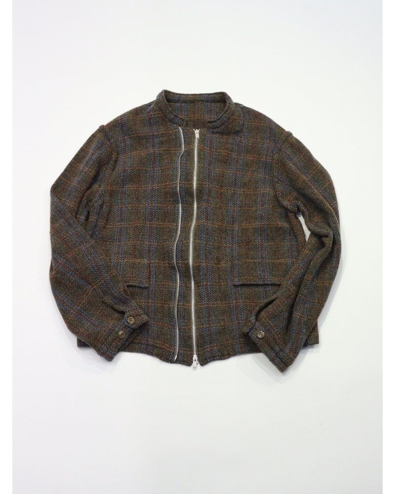 UNDERCOVER（アンダーカバー) UC2E4202 縮絨ウールチェックWZIP