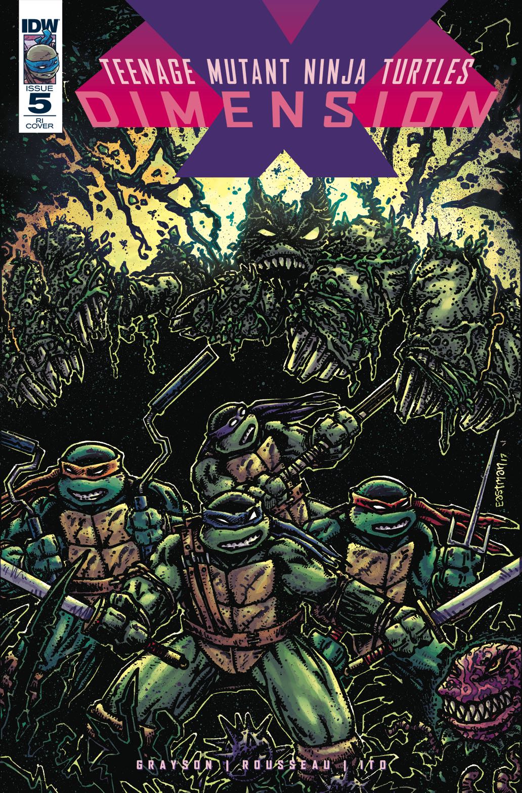 Teenage Mutant Ninja Turtles: Dimension X #5 (10 Copy Cover