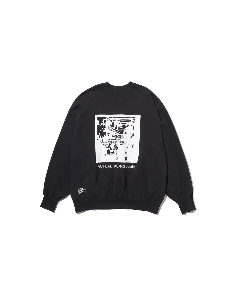 AS×FS LIGHT OZ CREW NECK SWEAT “LITHOGRAPH” – FreshService