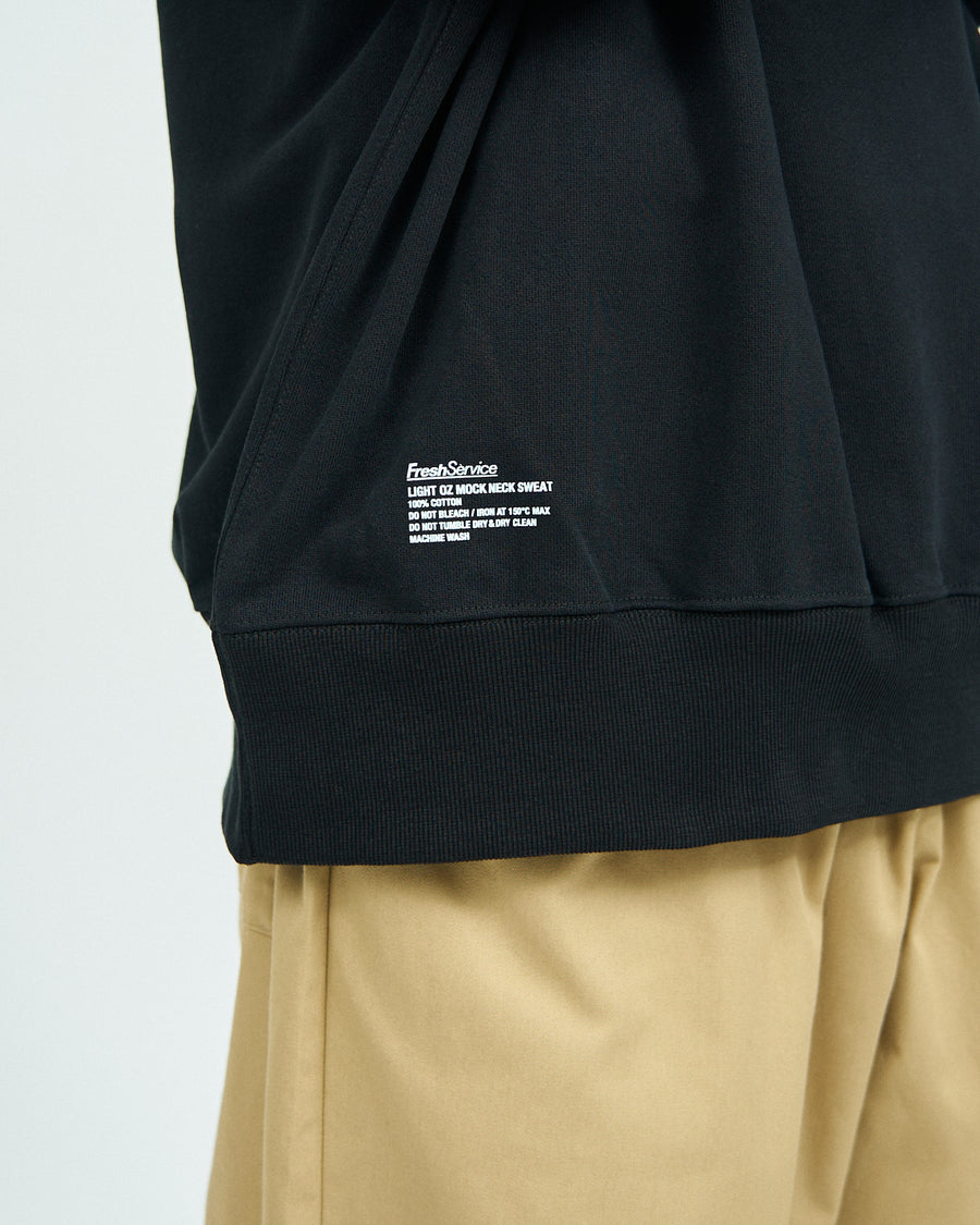 LIGHT OZ MOCK NECK SWEAT – FreshService® official site