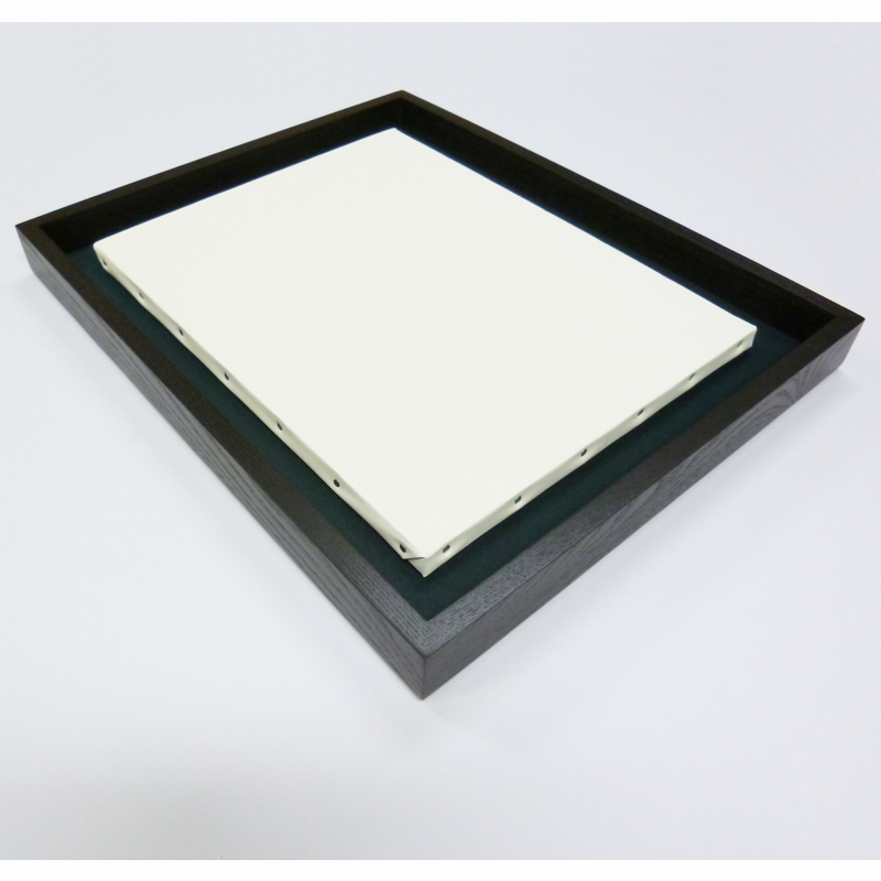 細角箱15，黒：各種フレーム販売店 ゲルボア額縁