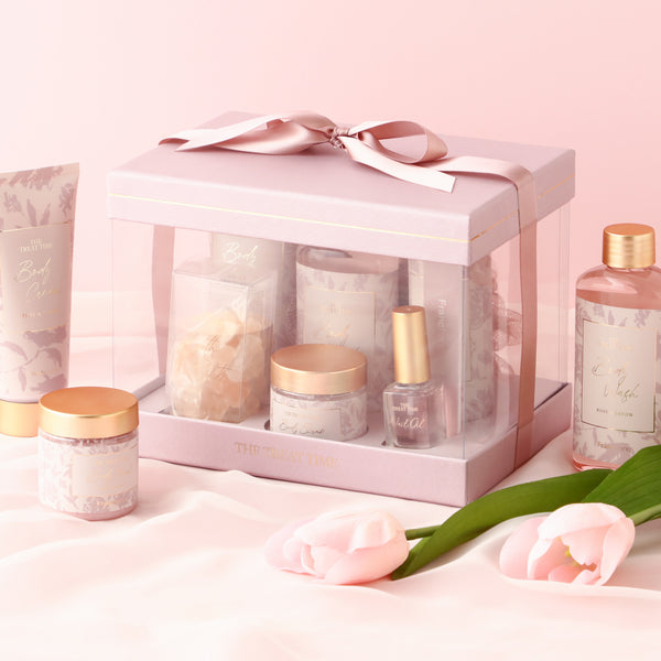 ザ トリートタイム ボディケアギフトセット L （ローズ＆サボンの香り