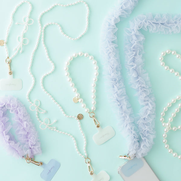 スマホストラップ チュール ブルー | Francfranc（フランフラン）公式