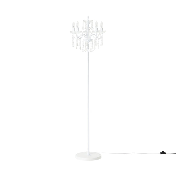 アントイン フロアシャンデリア 5灯 ホワイト | Francfranc（フラン