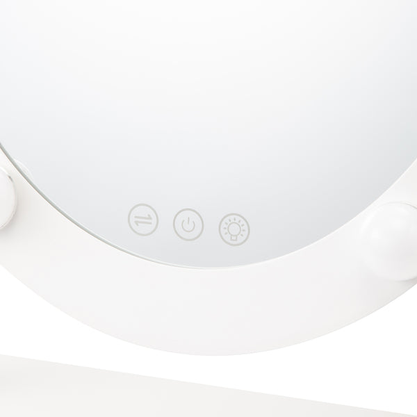 フッツェ ハリウッドミラー ラウンド 3 ホワイト | Francfranc（フラン