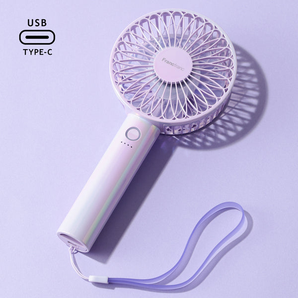 2025年モデル】フレ ハンディファン オーロラ パープル | Francfranc