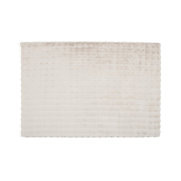 低反発 ポコモコファー ラグ M 2000×1400 グレージュ | Francfranc