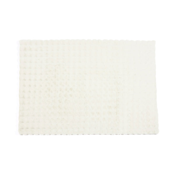 低反発 ポコモコファー ラグ M 2000×1400 アイボリー | Francfranc