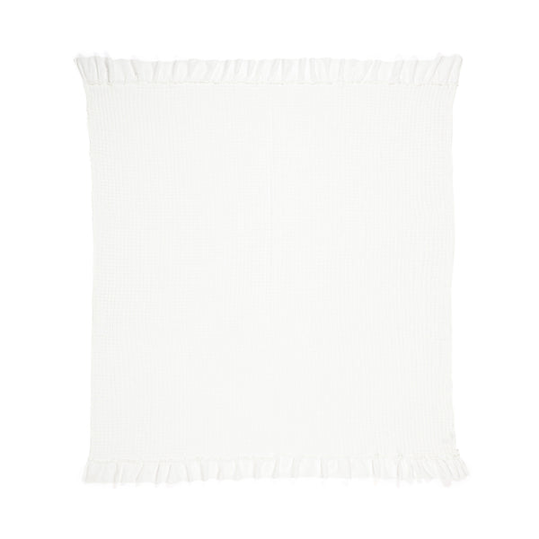 なめらか ワッフルケット ダブル ホワイト | Francfranc（フランフラン