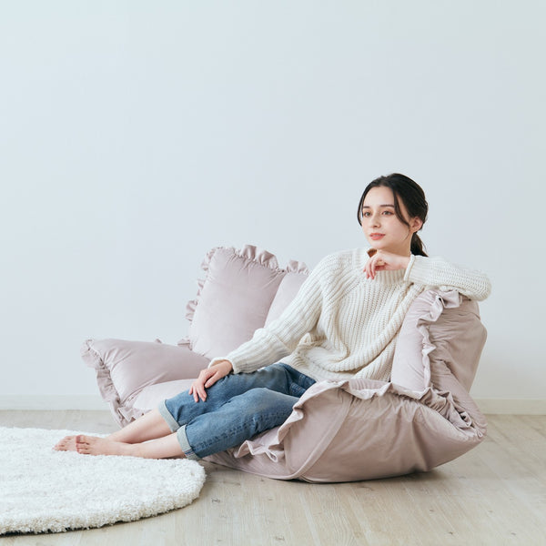 カラン フロアソファ （W1120～1570） ピンク | Francfranc（フラン