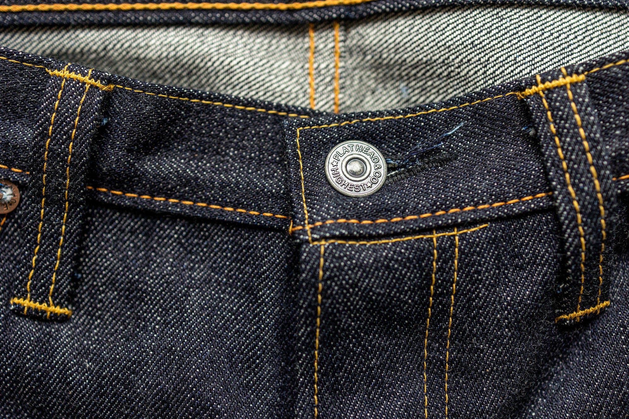 The Flat Head 3002 Slim Tapered - 14.5oz Selvedge Denim