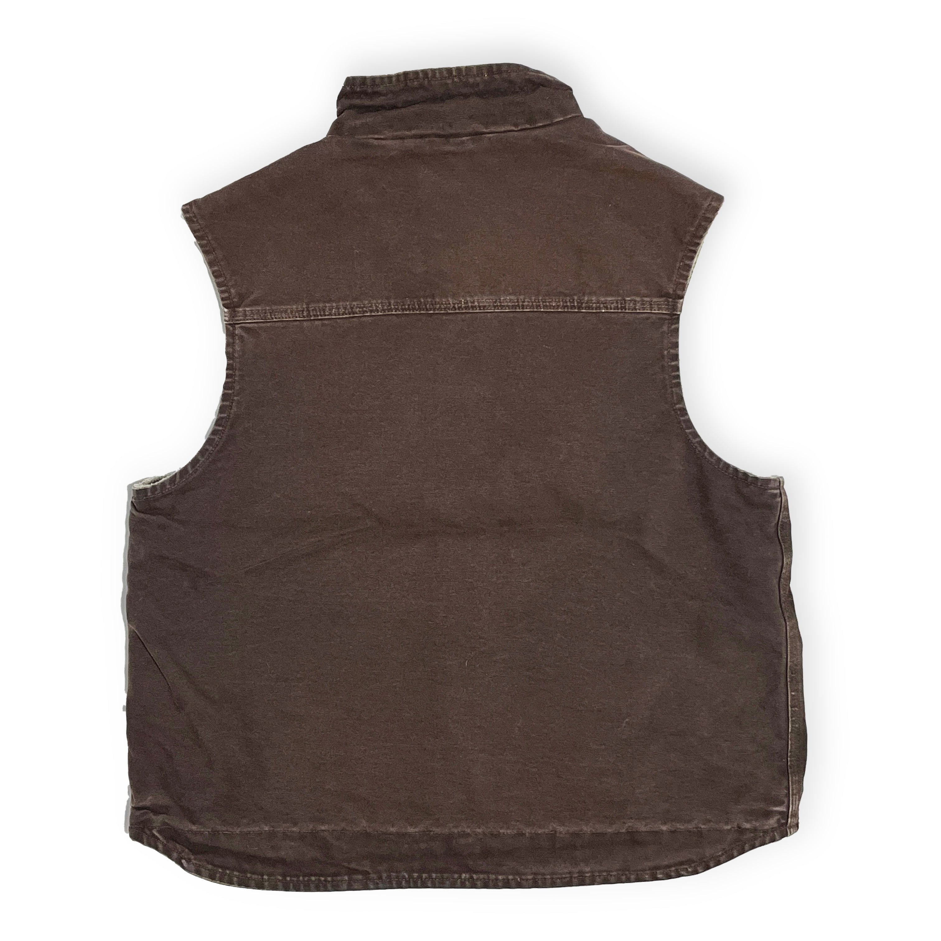12 メキシコ製 Carhartt ダックベスト ボア ブラウン Size (XL) – frgeek
