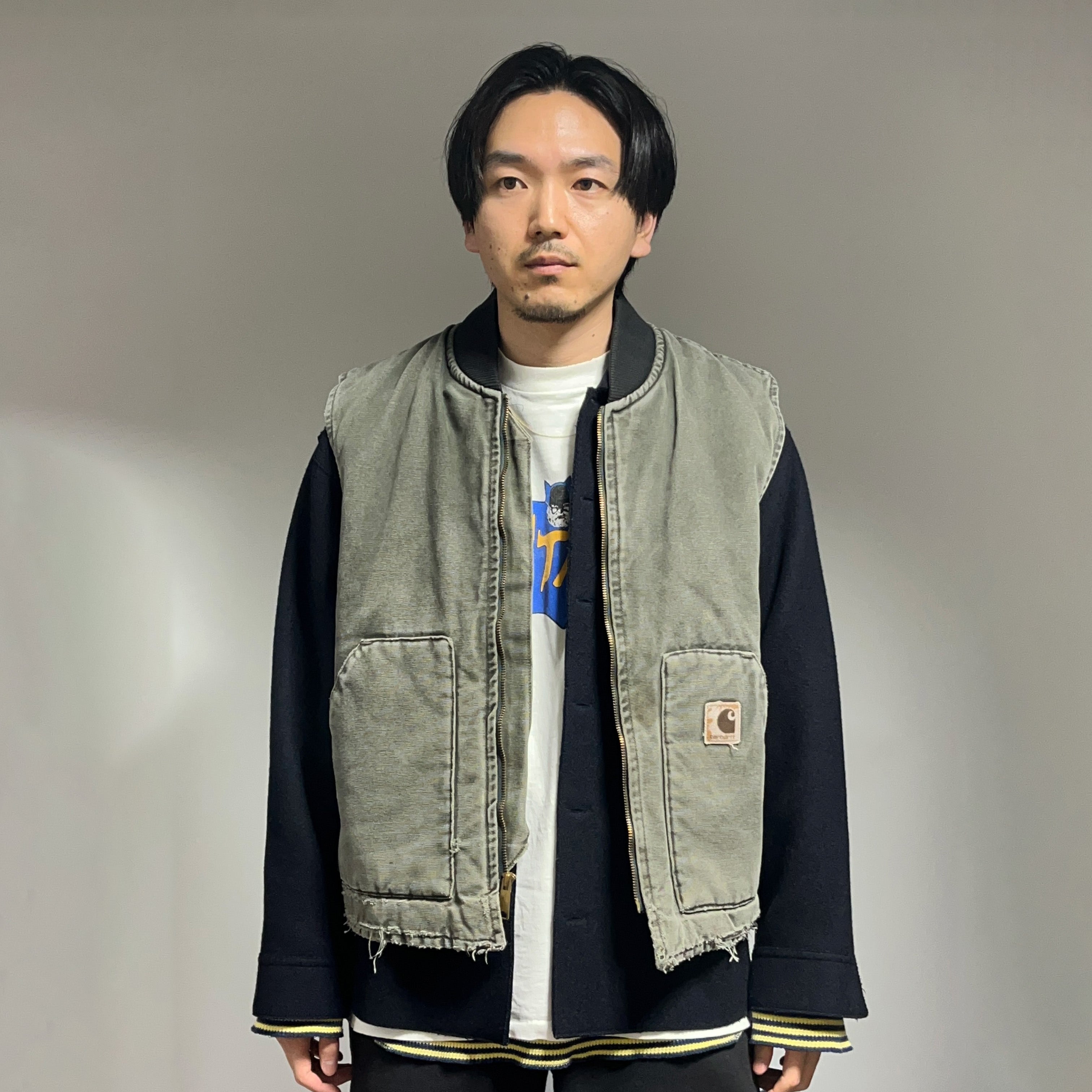 アメリカ製 Carhartt ダックベスト モスグリーン Size (XL) – frgeek