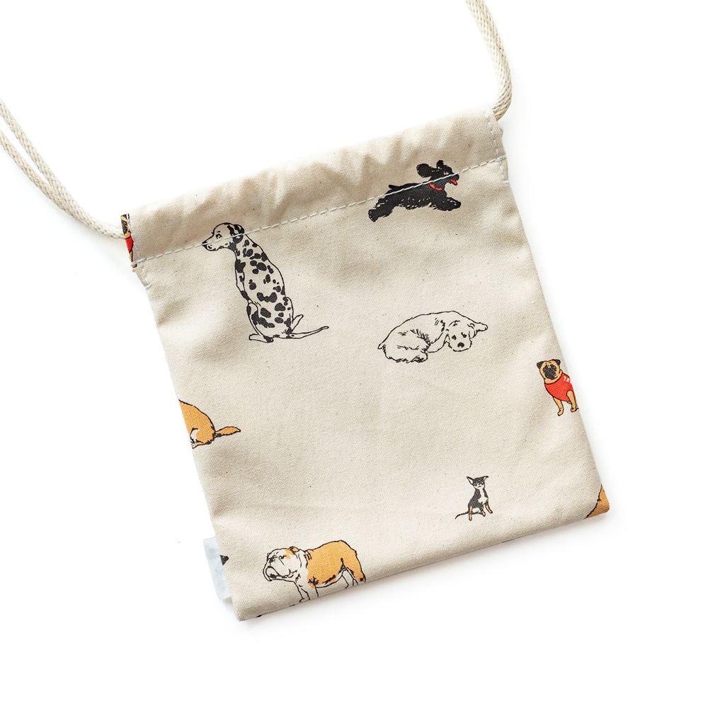 TEMBEA 巾着 POCHETTE -DOG PRINT – Friday