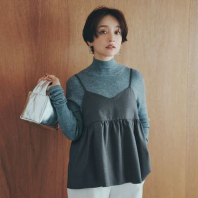 12closet(トゥエルブクローゼット)の【洗える】前後2wayレイヤード