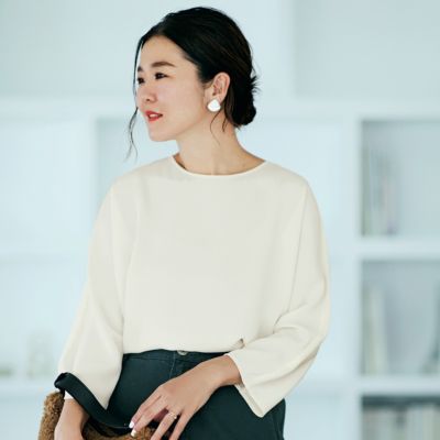 Demi-Luxe BEAMS(デミルクス ビームス)の【洗える】ブラウスライク