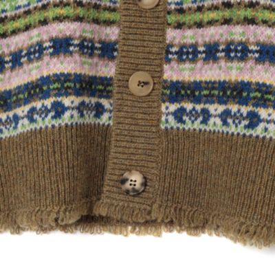 BLAMINK(ブラミンク)のフェアアイルVネックカーディガン通販 | 集英社