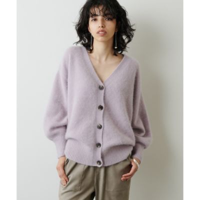 Whim Gazette(ウィム ガゼット)のファーニット2WAYカーディガン通販