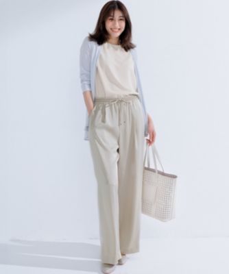 23区(ニジュウサンク)の【Oggi9月号掲載/撥水加工】スムースサテン