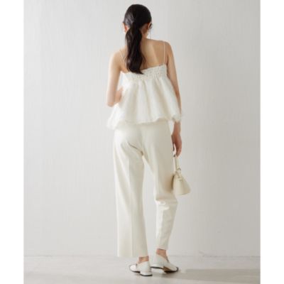 Whim Gazette(ウィム ガゼット)のフェザーキャミブラウス通販 | 集英社