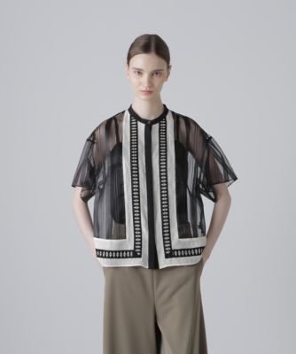 ADORE(アドーア)の◇シアーストライプブラウス通販 | 集英社HAPPY PLUS