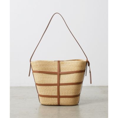 Whim Gazette(ウィム ガゼット)の【CATARZI】ストローショルダーバッグ